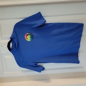 Lands end royal blue surfer rashguard large 14-16